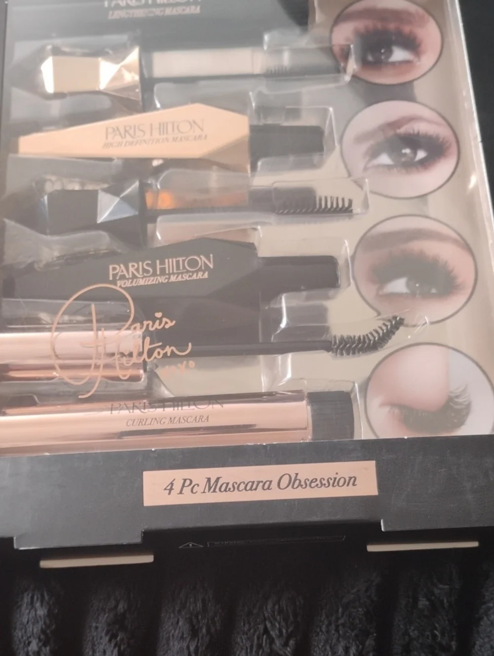 PARIS HILTON 4 PC. MASCARA OBSESSION NEW UNOPENED